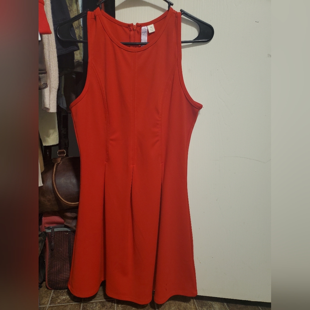 Red Skater Dress